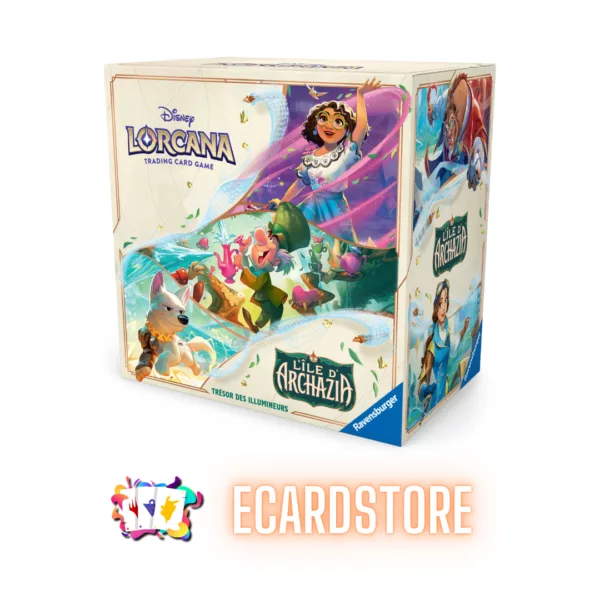 Disney Lorcana : Trésor des Illumineurs - Trove Pack Chapitre 7 L'Île d'Archazia FR