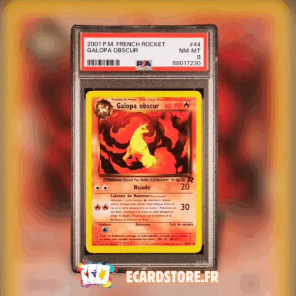 2001 POKEMON FRENCH ROCKET #44 GALOPA OBSCUR