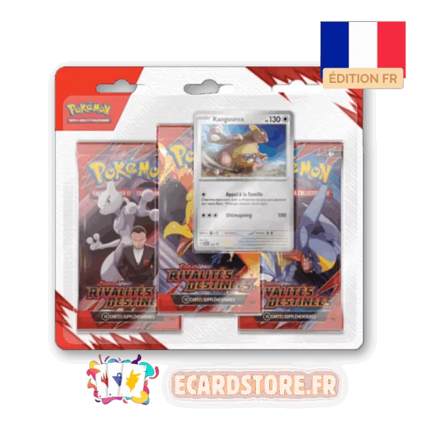 Pokémon JCC - Écarlate et Violet - Pack Blister de 3 Boosters EV10 Rivalités Destinées - FR