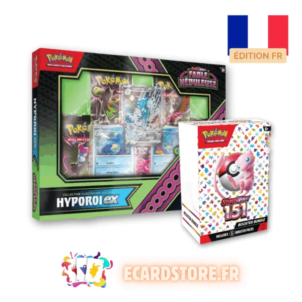 Pokémon – Bundle EV3.5 151 & Coffret Hyporoi EX FR
